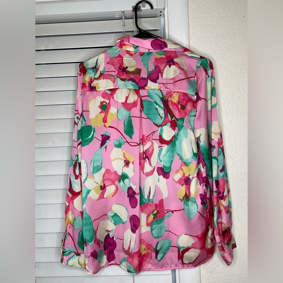 Zara Tops Zara Pink Floral Top Poshmark